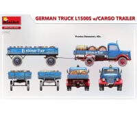 550038023 1:35 Deutscher LKW L1500S mit Anhänger