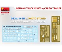 550038023 1:35 Deutscher LKW L1500S mit Anhänger