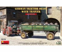 550038038 1:35 Deutscher Traktor D8506 mit Anhänger (1)