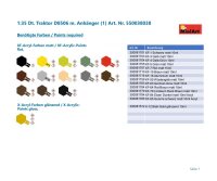 550038038 1:35 Deutscher Traktor D8506 mit Anhänger (1)