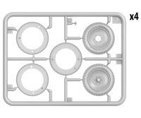 550038038 1:35 Deutscher Traktor D8506 mit Anhänger (1)
