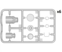 550038038 1:35 Deutscher Traktor D8506 mit Anhänger (1)