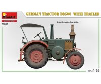 550038038 1:35 Deutscher Traktor D8506 mit Anhänger (1)