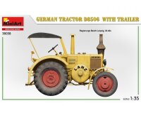 550038038 1:35 Deutscher Traktor D8506 mit Anhänger (1)