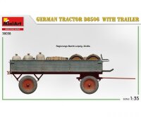 550038038 1:35 Deutscher Traktor D8506 mit Anhänger (1)