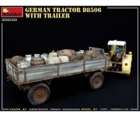 550038038 1:35 Deutscher Traktor D8506 mit Anhänger (1)
