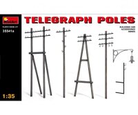 1:35 Telegraphenmasten Holz