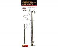 550035570 1:35 Eisenbahnstrommasten und Lampen