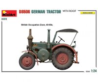 550024010 1:24 Dt. Traktor D8506 m. Kabinendach