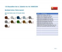 1:35 Baustellen-Set m. Zubeh&ouml;r