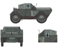 550035074 1:35 Dt. Dingo Mk II Pz.Kpfw.Mk.1 202e