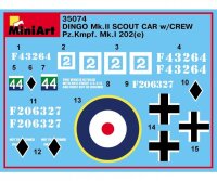 550035074 1:35 Dt. Dingo Mk II Pz.Kpfw.Mk.1 202e