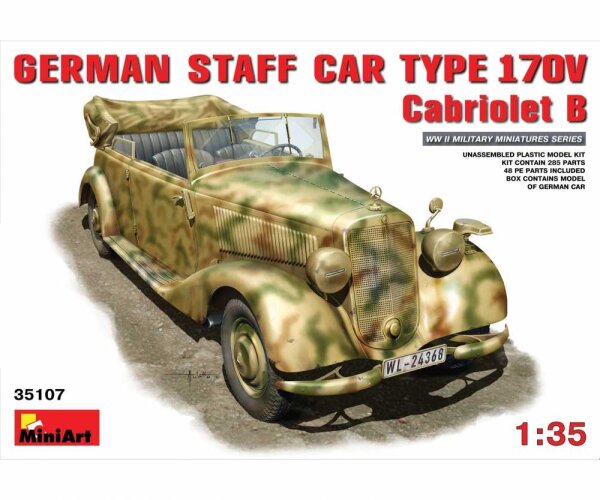 1:35 Dt. Stabsfahrzeug Typ 170V Cabriol.