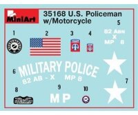 550035168 1:35 US Militär Polizei m. Motorrad (1)