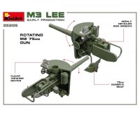 550035206 1:35 M3 Lee Frühe Produkt. m. Interieur