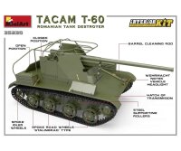 550035230 1:35 Tacam T-60 Rom. Jagdpanzer Interie.