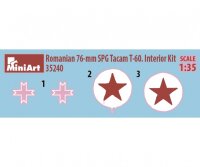 550035240 1:35 Rom. 76-mm SPG Tacam T-60 Interieur