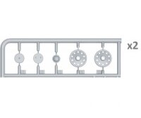 550035242 1:35 Laufrollen-Set T-34 Serie 1943-44