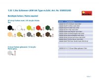1:35 1,5to Schienen-LKW AA Type mit Schiene