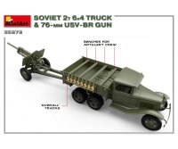 550035272 1:35 Sov. 2t LKW 6x4 m. 76mm USV-BR Pak