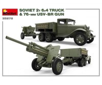 550035272 1:35 Sov. 2t LKW 6x4 m. 76mm USV-BR Pak