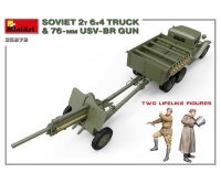 550035272 1:35 Sov. 2t LKW 6x4 m. 76mm USV-BR Pak