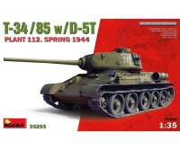 1:35 T-34/85 w/D-5T Plant 112 Fr&uuml;h. 1944