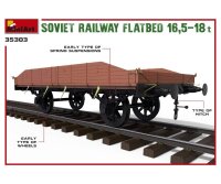 550035303 1:35 Sov. Flachbettwaggon 16,5-18to.