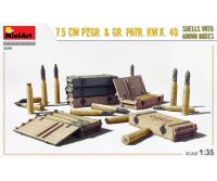 550035381 1:35 Mun.-Kisten/Projektile 7.5cm KwK.40