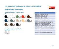 1:35 Tempo A400 Lieferwagen RK 3Rad