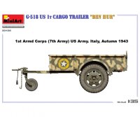 550035436 1:35 G-518 US 1t Cargo Trailer Ben Hur