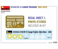 550035436 1:35 G-518 US 1t Cargo Trailer Ben Hur