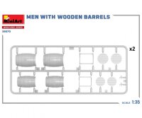550038070 1:35 Fig.-Set Männer mit Holzfässern (2)