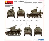 550035425 1:35 M3 Stuart leichter Panzer frühe Produktion