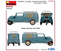 550038066 1:35 Tempo A400 Lieferwagen mit Backwaren