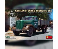550035442 1:35 Deutscher 3 Tonnen Cargo Truck Pritschenwagen
