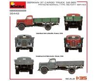 550035442 1:35 Deutscher 3 Tonnen Cargo Truck Pritschenwagen