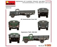 550035442 1:35 Deutscher 3 Tonnen Cargo Truck Pritschenwagen