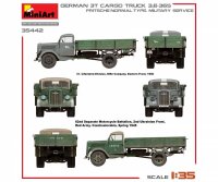 550035442 1:35 Deutscher 3 Tonnen Cargo Truck Pritschenwagen
