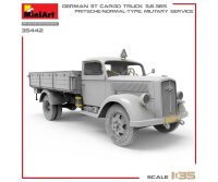 550035442 1:35 Deutscher 3 Tonnen Cargo Truck Pritschenwagen