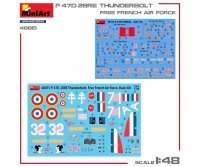 550048015 1:48 P47D-28RE französische Luftwaffe Basic Kit