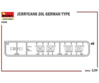 550024002 1:24 Deutscher Benzinkanister 20L