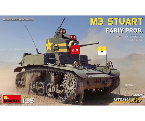 1:35 M3 Stuart frühe Produktion Interior Kit