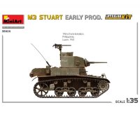 550035404 1:35 M3 Stuart frühe Produktion Interior Kit