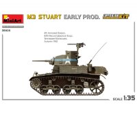550035404 1:35 M3 Stuart frühe Produktion Interior Kit