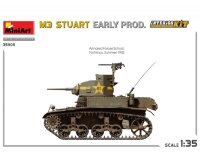 550035404 1:35 M3 Stuart frühe Produktion Interior Kit