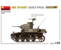 550035404 1:35 M3 Stuart frühe Produktion Interior Kit
