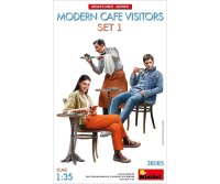 1:35 Kellner und Caf&eacute; Besucher - Set