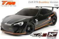 TM503018-T86 Auto - 1/10 Elektrisch - 4WD Drift - RTR - Brushless - Team Magic E4D-MF - T86 / TM503018-T86