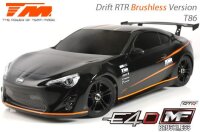TM503018-T86 Auto - 1/10 Elektrisch - 4WD Drift - RTR - Brushless - Team Magic E4D-MF - T86